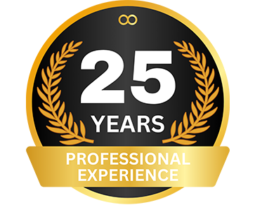 25 years professional exp